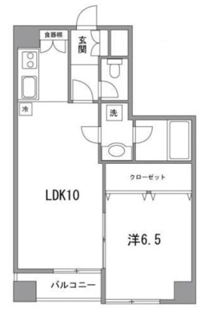 信濃町Ⅱ番館の物件間取画像